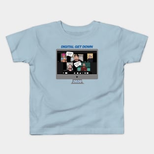 Digital, Digital, Digital, Digital Zoom Meeting Kids T-Shirt